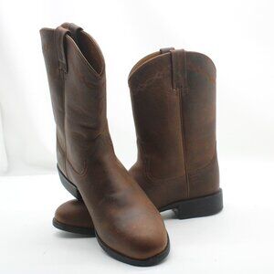 Ariat Men's Cowboy Boots Leather Heritage Roper Western Size 12D 35525